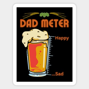 Dad Meter - Funny Father's Day Magnet